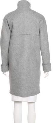 Áeron Knee-Length Virgin Wool Coat