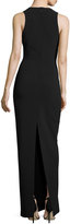 Thumbnail for your product : SOLACE London Grace Sleeveless Crepe Maxi Dress, Black