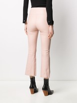 Thumbnail for your product : Sprwmn Leather Cropped Trousers
