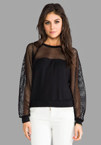 Thumbnail for your product : Riller & Fount Jimi Mesh Top