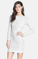 Thumbnail for your product : Dress the Population 'Lola' Sequin Body-Con Minidress