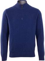 Thumbnail for your product : Hackett Lambswool Half Zip Jumper