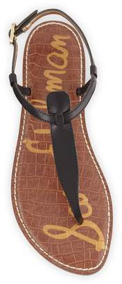 Sam Edelman Gigi Leather Flat Thong Sandal
