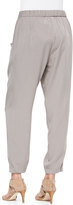 Thumbnail for your product : Eileen Fisher Slouchy Twill Ankle Pants