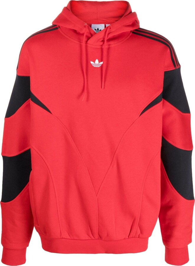 Adidas Black And Red Hoodie Mens | ShopStyle