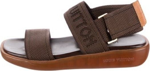 Louis Vuitton LV Monogram Slides - Brown Sandals, Shoes - LOU793874