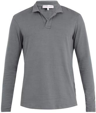 Orlebar Brown Massey long-sleeved cotton polo shirt