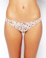 Thumbnail for your product : ASOS Garden Floral Chiffon Brief