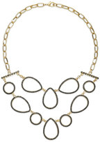 Thumbnail for your product : INC International Concepts Gold-Tone Black Diamond Pavè Bib Necklace