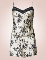 Thumbnail for your product : Marks and Spencer Silk & Lace Print Teddy