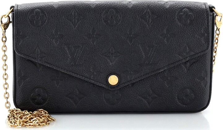 Louis Vuitton Felicie Pochette Monogram Empreinte Black