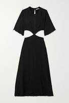 Thumbnail for your product : Reformation Benny Cutout Crepe Midi Dress