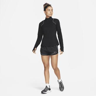 Nike Women's Dri-FIT Run Division Tempo Luxe Running Shorts in Black