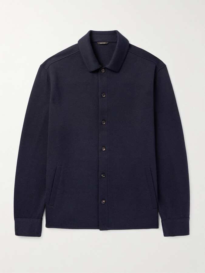 Loro Piana Whitney Cotton Silk and Cashmere-Blend Shirt Jacket
