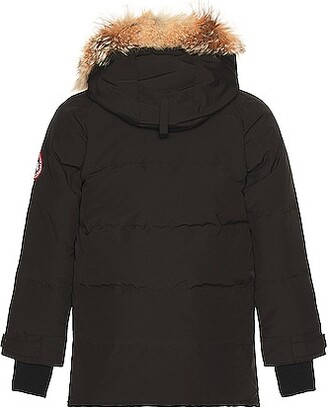 Canada Goose Emory Parka with Coyote Fur in Black
