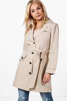 Thumbnail for your product : boohoo Lucy Trench Coat
