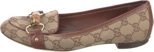 Gucci GG Canvas Canvas Ballet Flats