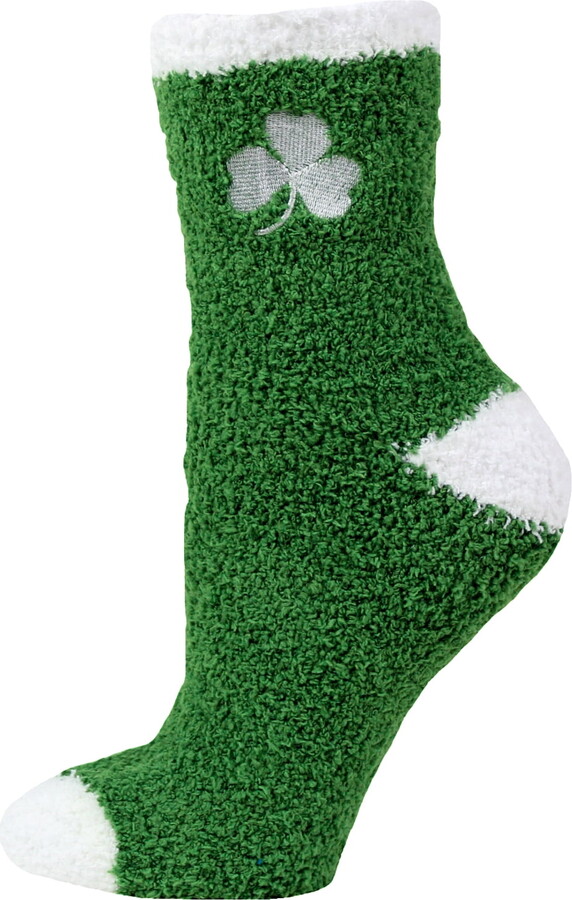Donegal Bay Irish Solid Fuzzy Socks