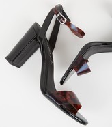 Thumbnail for your product : New Look Patent Tortoiseshell Effect Clear Strap Heels