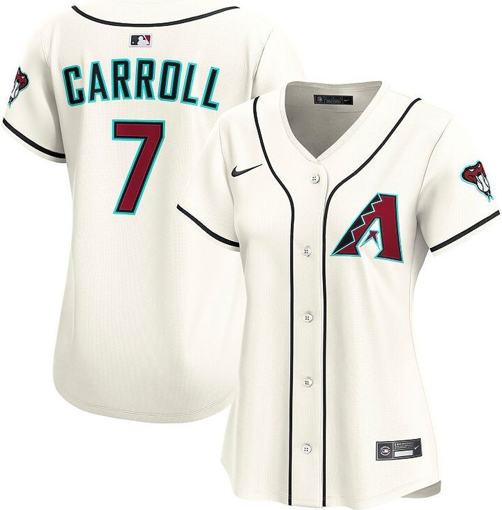 Women's Nike Corbin Carroll Cream Arizona Diamondbacks Home Limited Player Jersey