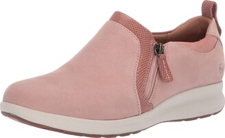 clarks ladies pink shoes