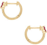 Thumbnail for your product : Ef Collection x REVOLVE Ruby Trio Huggie Earrings