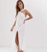 Thumbnail for your product : ASOS DESIGN Petite strappy cape maxi dress