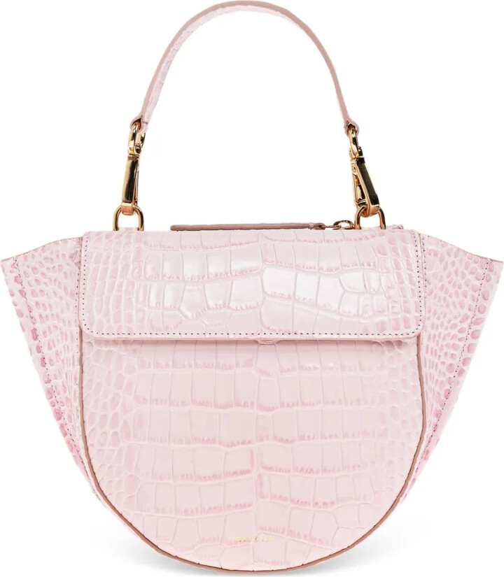 Wandler mini Hortensia crocodile-effect tote bag