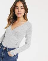 Thumbnail for your product : Abercrombie & Fitch cosy wrap body