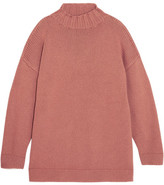 Thumbnail for your product : Alexander McQueen Oversized Cashmere Sweater - Antique rose