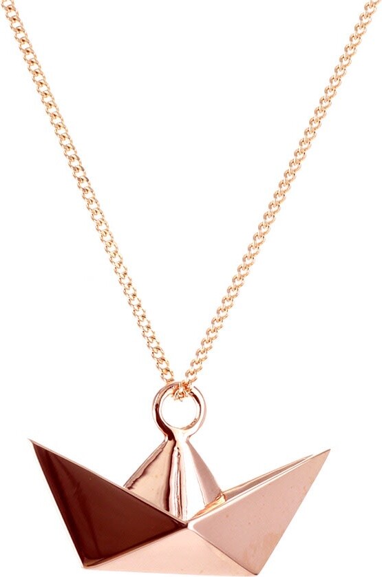 Origami Jewellery Mini Boat Rose Gold