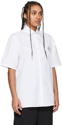 A-Cold-Wall* White Rhombus Badge Short Sleeve Shirt