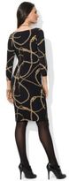 Thumbnail for your product : Lauren Ralph Lauren Printed Jersey Boatneck Dress