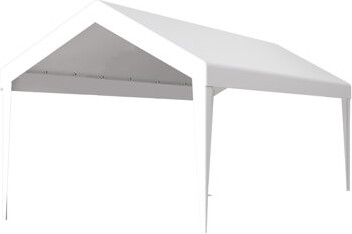 Crafted Palm 10X20ft Garage Canopy Cover Replacement, Waterproof And Shielded With 72 Elastic Buckles. Polypropylene For Carport Shelter. Easy To Install & Store T