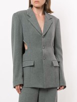 Thumbnail for your product : Dion Lee Cut-Out Detail Blazer