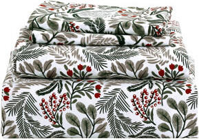 HARPER LOFT Pine Flower 3-piece Sheet Set Twin