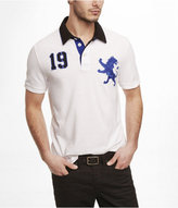 Thumbnail for your product : Express Woven Collar Extra Large Lion Pique Polo