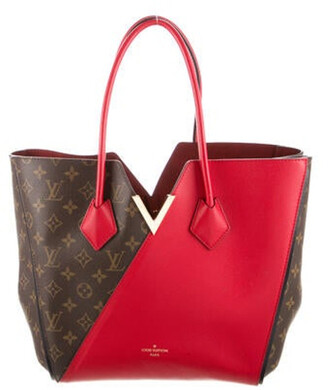 lv bolsa red handle