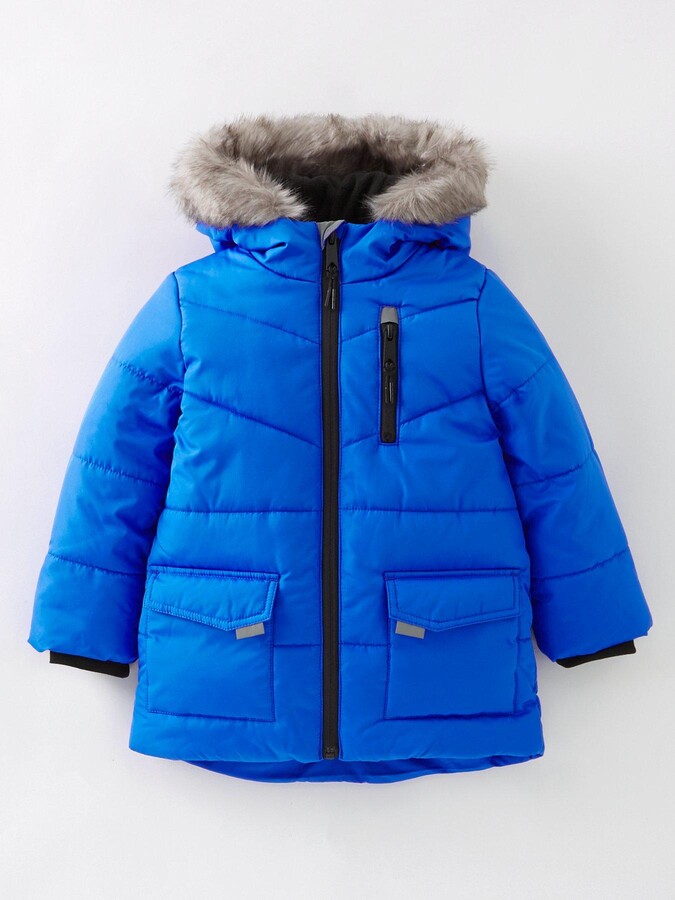 boys fleece lined coat
