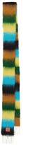 Thumbnail for your product : Loewe Striped mohair and wool scarf