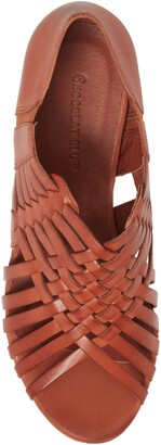 chocolat blu web woven wedge