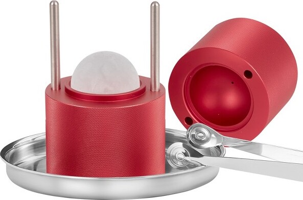 VEVORIceBallPress,2.4"IceBallMaker,AircraftAlAlloyIceBallPressKitfor60mmIceSphere,IcePresswithTongandDripTray