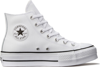 converse classic leather white