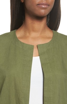 Eileen Fisher Petite Women's Organic Cotton Long Jacket