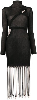 Antonella Rizza Knitted Fringed Dress