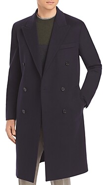 Paul Smith Wool & Cashmere Double-Breasted Slim Fit Topcoat - ShopStyle