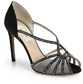 Thumbnail for your product : Valentino Jewelry Sequin-Coated Satin Sandals