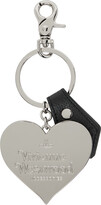 Thumbnail for your product : Vivienne Westwood Black Mirror Heart Orb Keychain