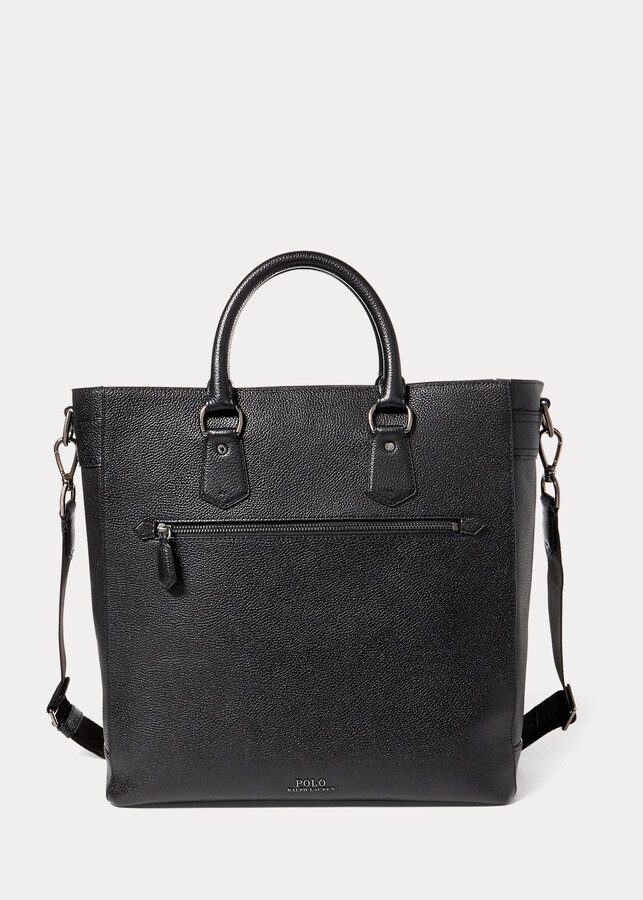 Ralph Lauren Pebbled Leather Tote ShopStyle