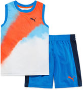 Thumbnail for your product : Puma 2-pc. Muscle Tee with Shorts Set - Preschool Boys 4-7